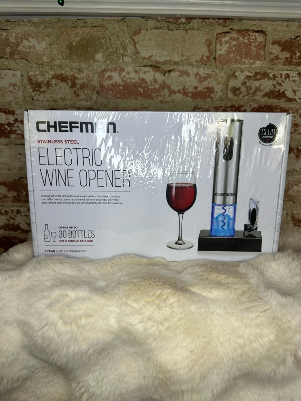Chefman Electric Wine Opener - New In Box